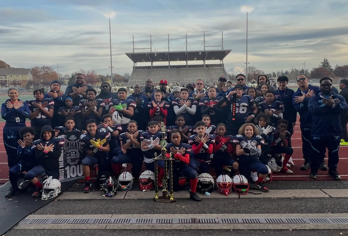 2025 WYFL 10U champions — RISE Football