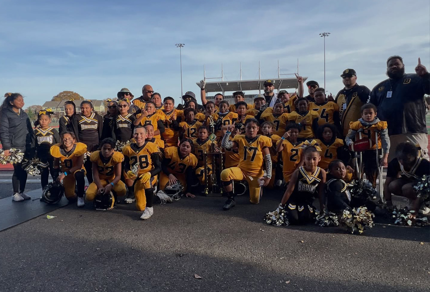2025 WYFL 9U champions — Benson Bruins