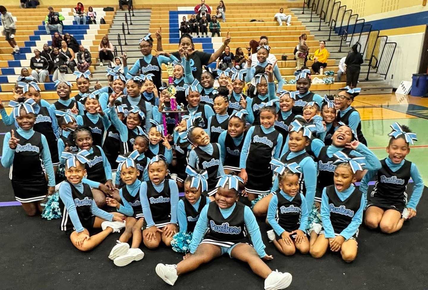 2025 WYFL Cheer Showcase champions — CD Panthers
