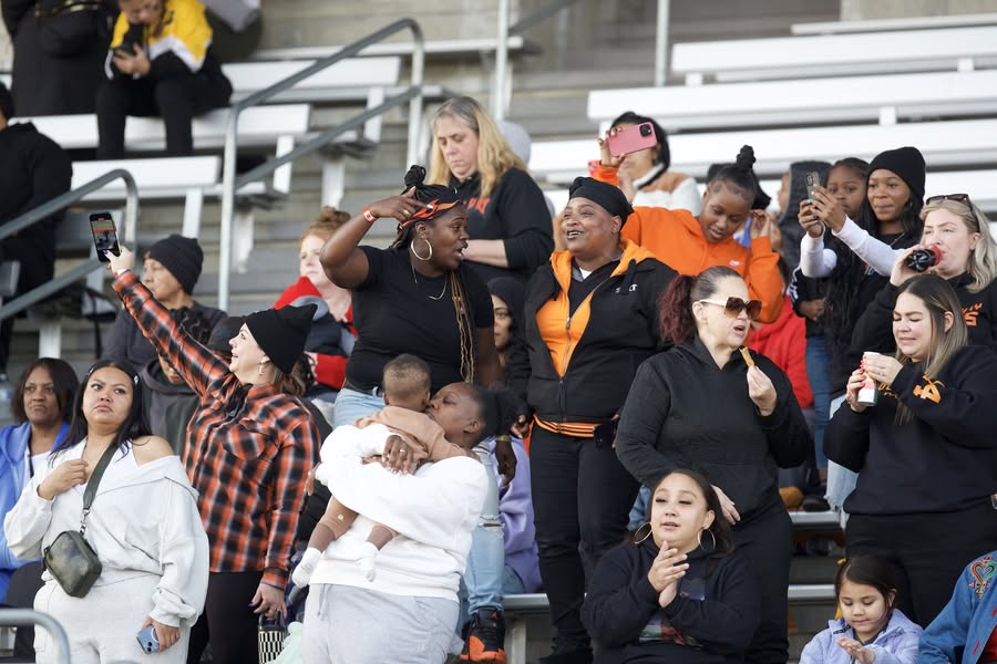 Fans in the stands at the 2025 10U championship